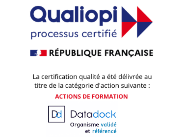 Logo combine datadock qualiopi